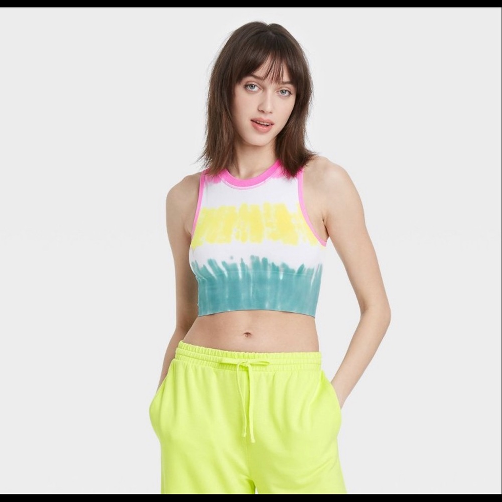 High Neck tye dye bralette NWOT